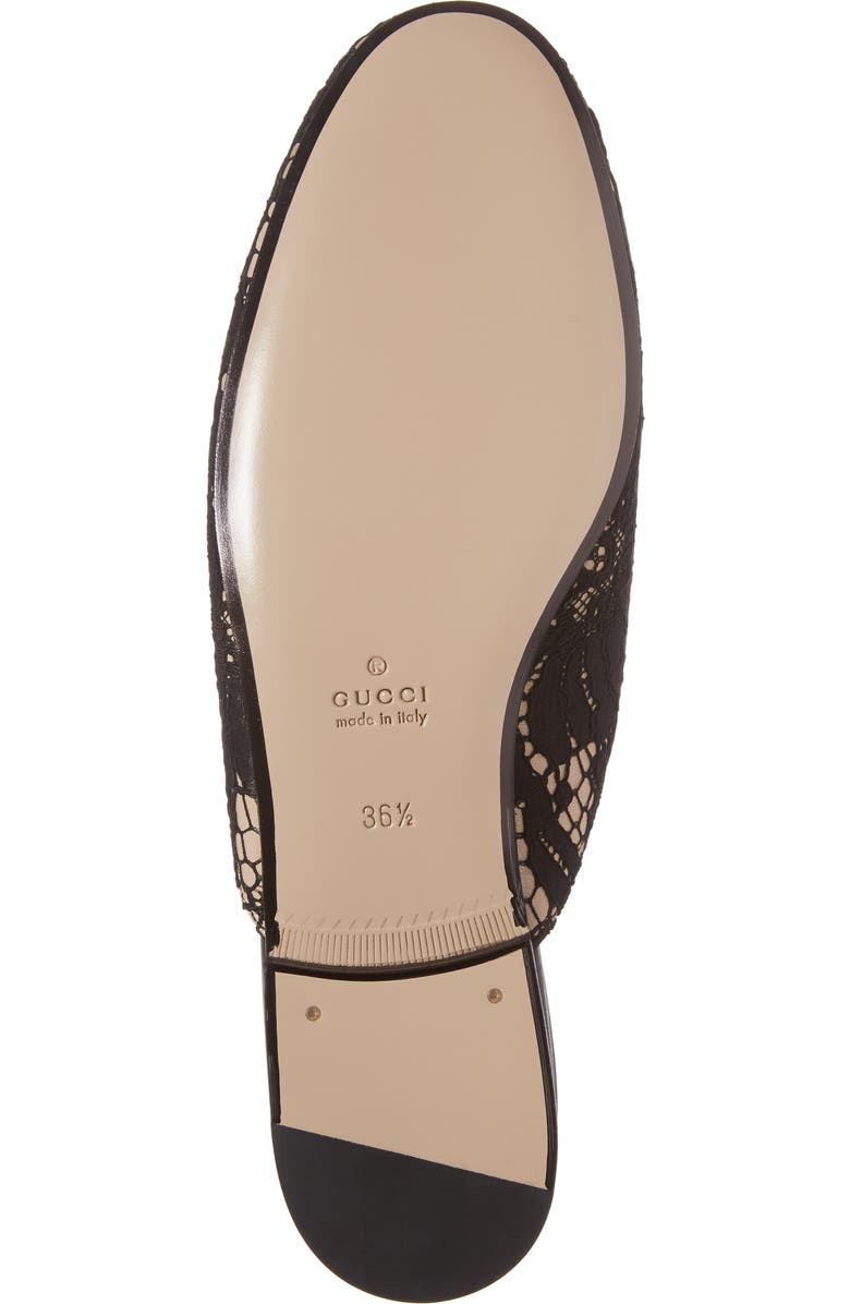 Gucci Lace Princetown Loafer Mule, Alternate, color,