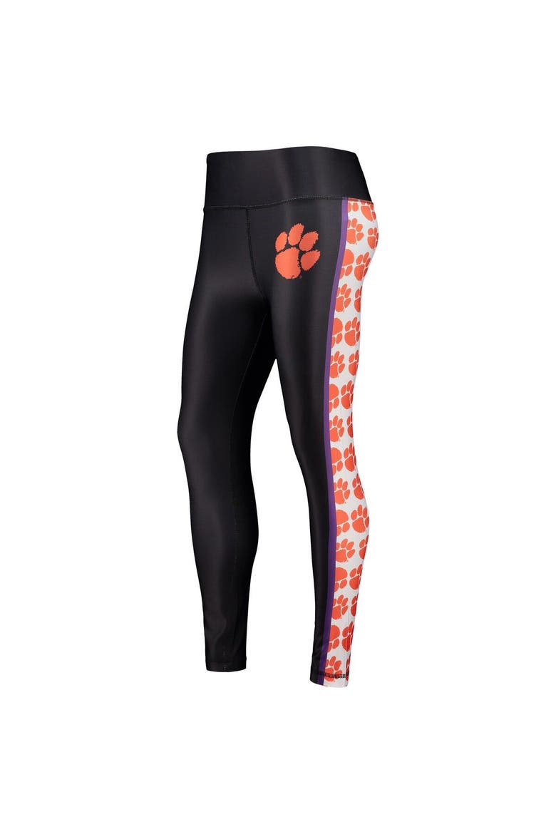 Women's Concepts Sport Black Clemson Tigers Dormer Knit Leggings, Alternate, color, Black