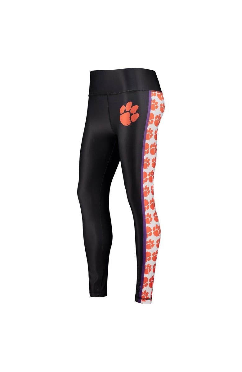 CONCEPTS SPORT Women's Concepts Sport Black Clemson Tigers Dormer Knit Leggings, Alternate, color,