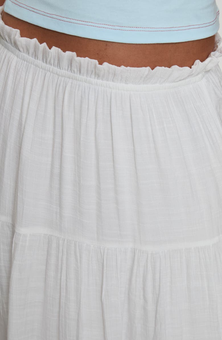 Princess Polly Mya Tiered Maxi Skirt, Alternate, color, White