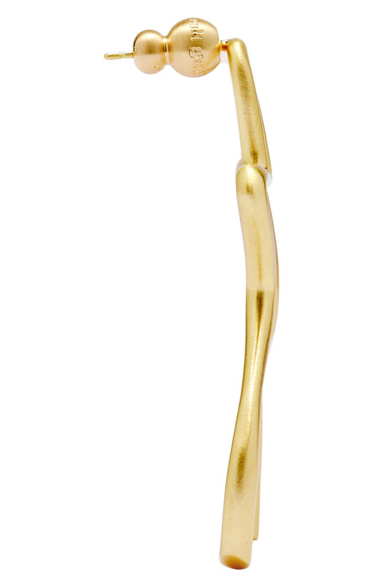 Cult Gaia Valma Earrings, Alternate, color, Brushed Brass