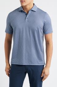 Johnston & Murphy XC+™ Ace Micropattern Performance Golf Polo
