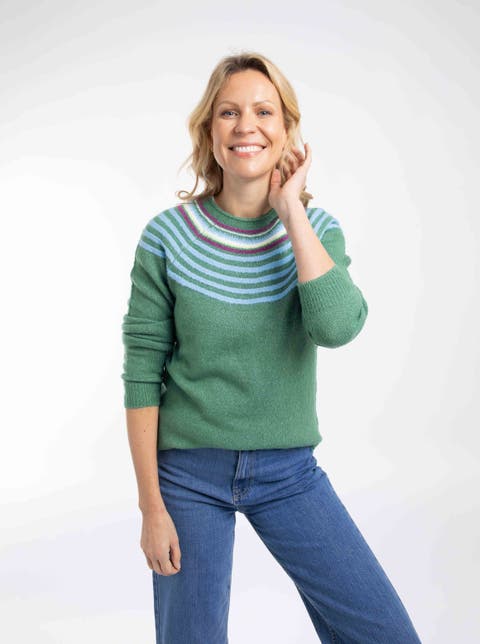 Sinatra Patterned Knit Sweater