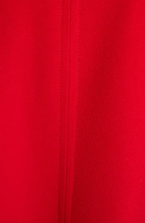 Valentino Womens Paris Embellished Regular-fit Wool And Cashmere Wool Coat In Red