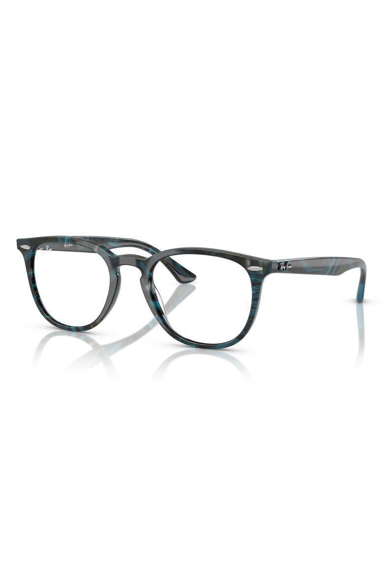 Ray-Ban 50mm Optical Glasses, Alternate, color, Blue Grey