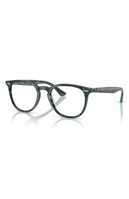 Ray Ban Ray-ban 50mm Optical Glasses In Blue Grey