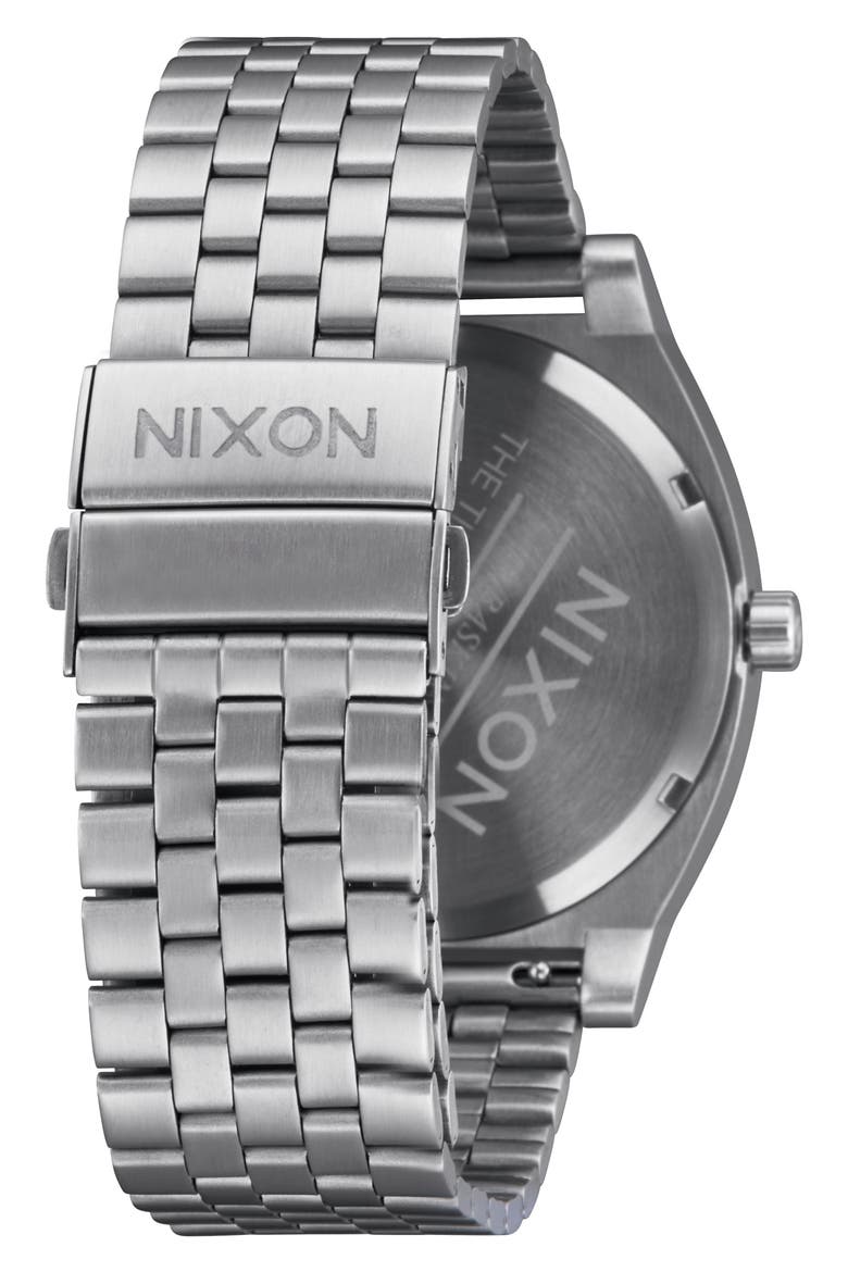 Time Teller Solar Bracelet Watch, 40mm, Alternate, color, SILVER / DUSTY BLUE SUNRAY
