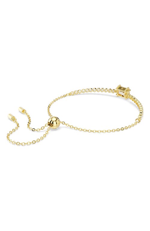 Swarovski Matrix Slider Bracelet In Gold