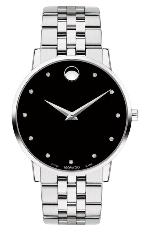 Museum Diamond Bracelet Watch, 40mm