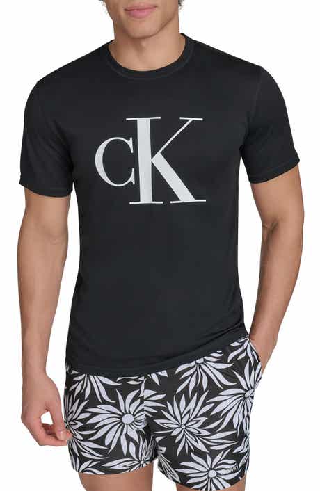 Calvin Klein Monogram Logo Short Sleeve Rashguard
