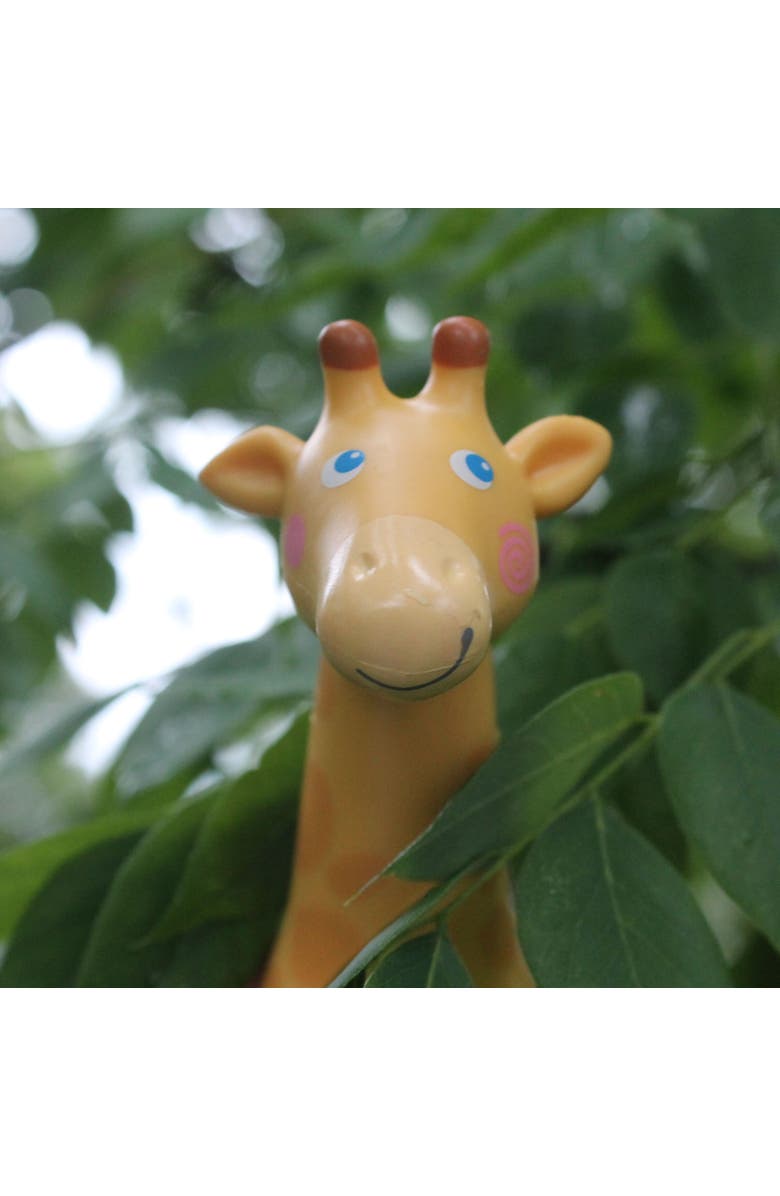 HABA Little Friends Giraffe - 6.75" Chunky Plastic Zoo Animal Toy Figure, Alternate, color, 