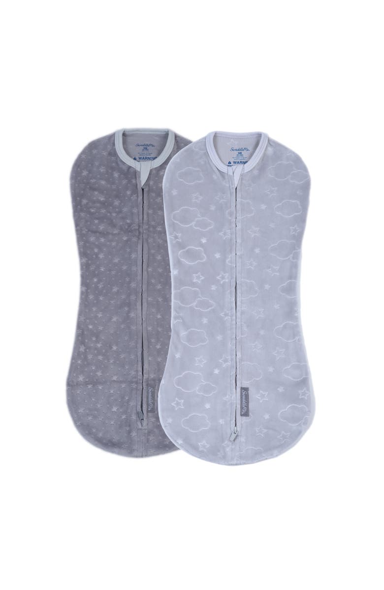 INGENUITY SwaddleMe by Ingenuity Compression Baby Swaddle Pod in Velboa, Main, color, 