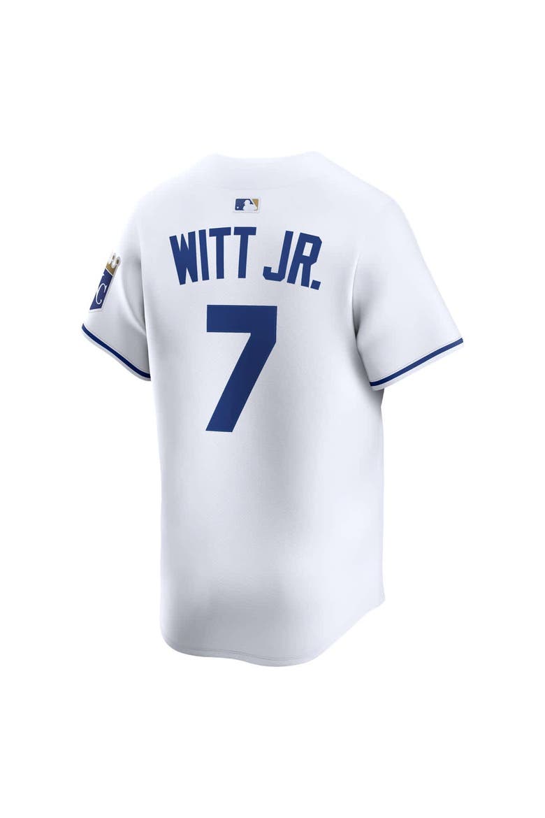 Men's Nike Bobby Witt Jr. White Kansas City Royals Home Limited Player Jersey, Alternate, color, White
