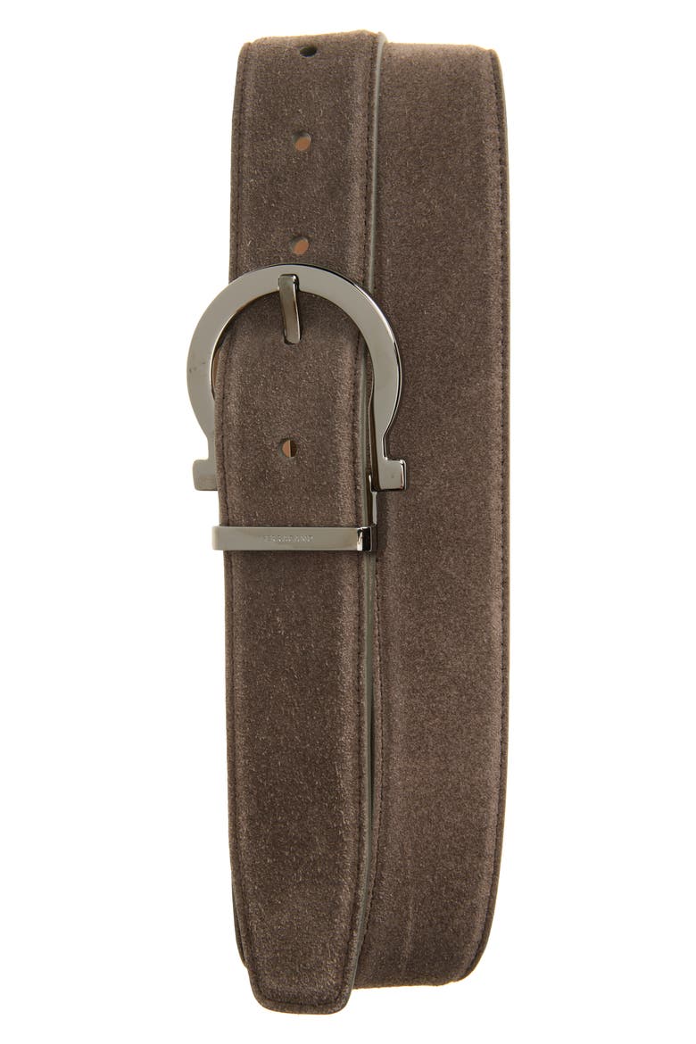 Gancio Suede Belt, Main, color, ELEFANTE NATURALE TORTORA