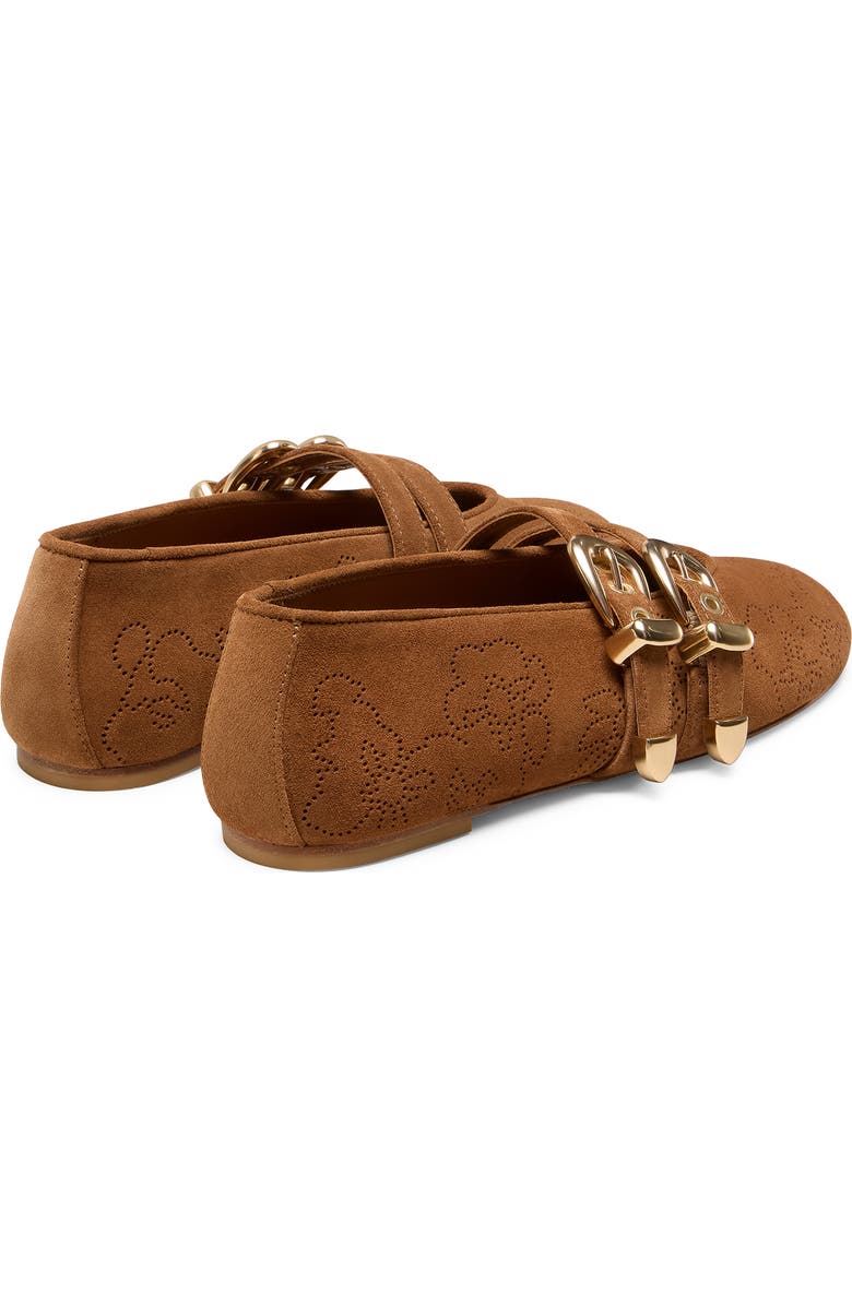 Stuart Weitzman Maven Mary Jane Flat, Alternate, color, Doe