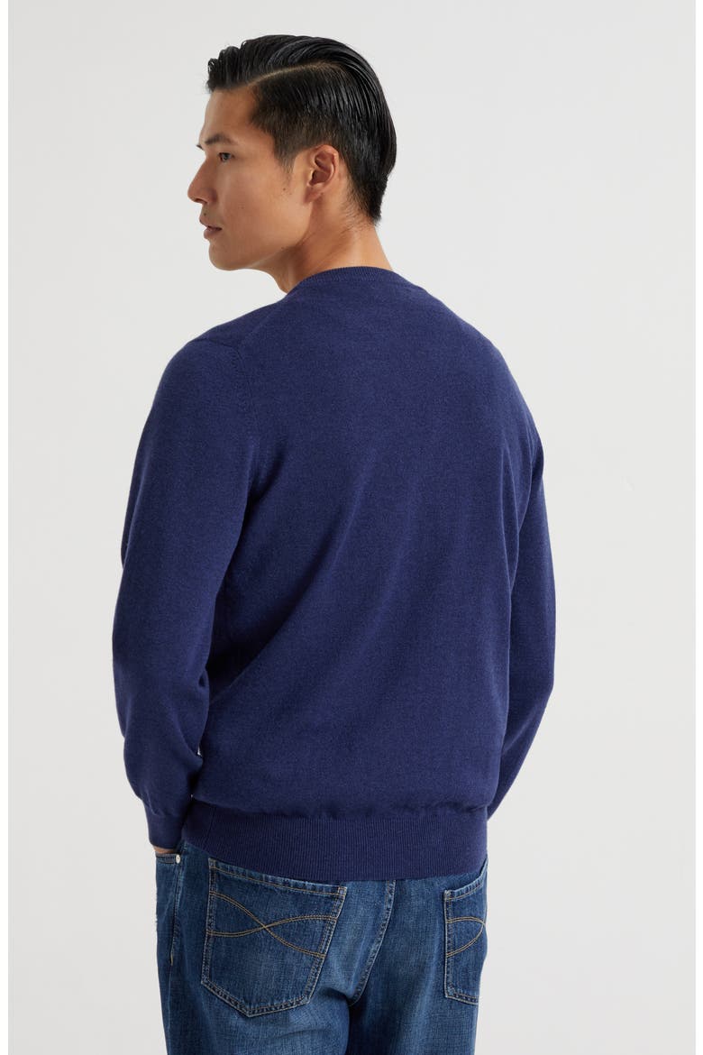 Cashmere sweater, Alternate, color, Azure