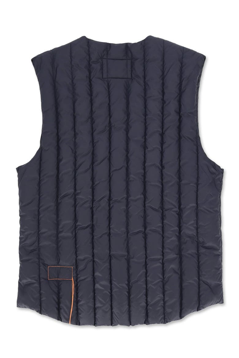 Birdie Quilted Nylon Vest, Alternate, color, DARK BLUE