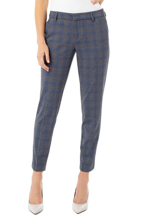 Kelsey Plaid Knit Trousers
