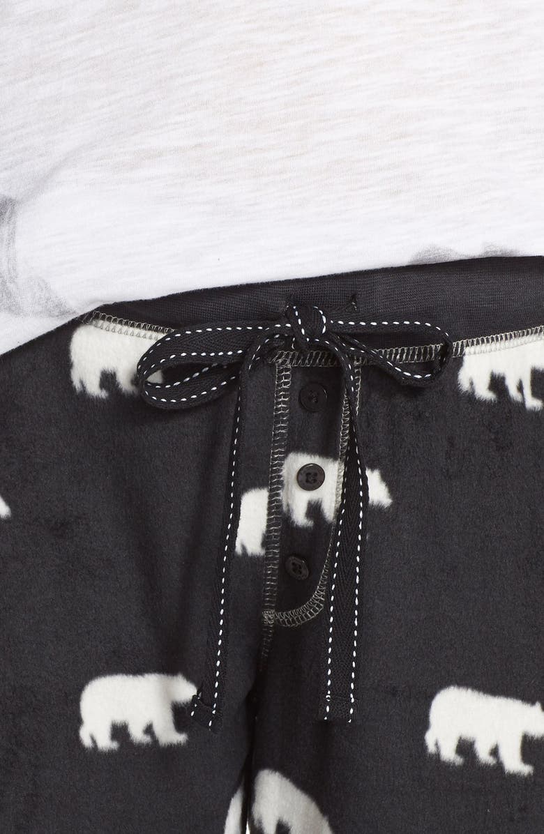 PJ Salvage Fleece Lounge Pants, Alternate, color, 