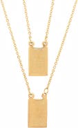 STEELTIME Lord's Prayer Double Pendant Necklace