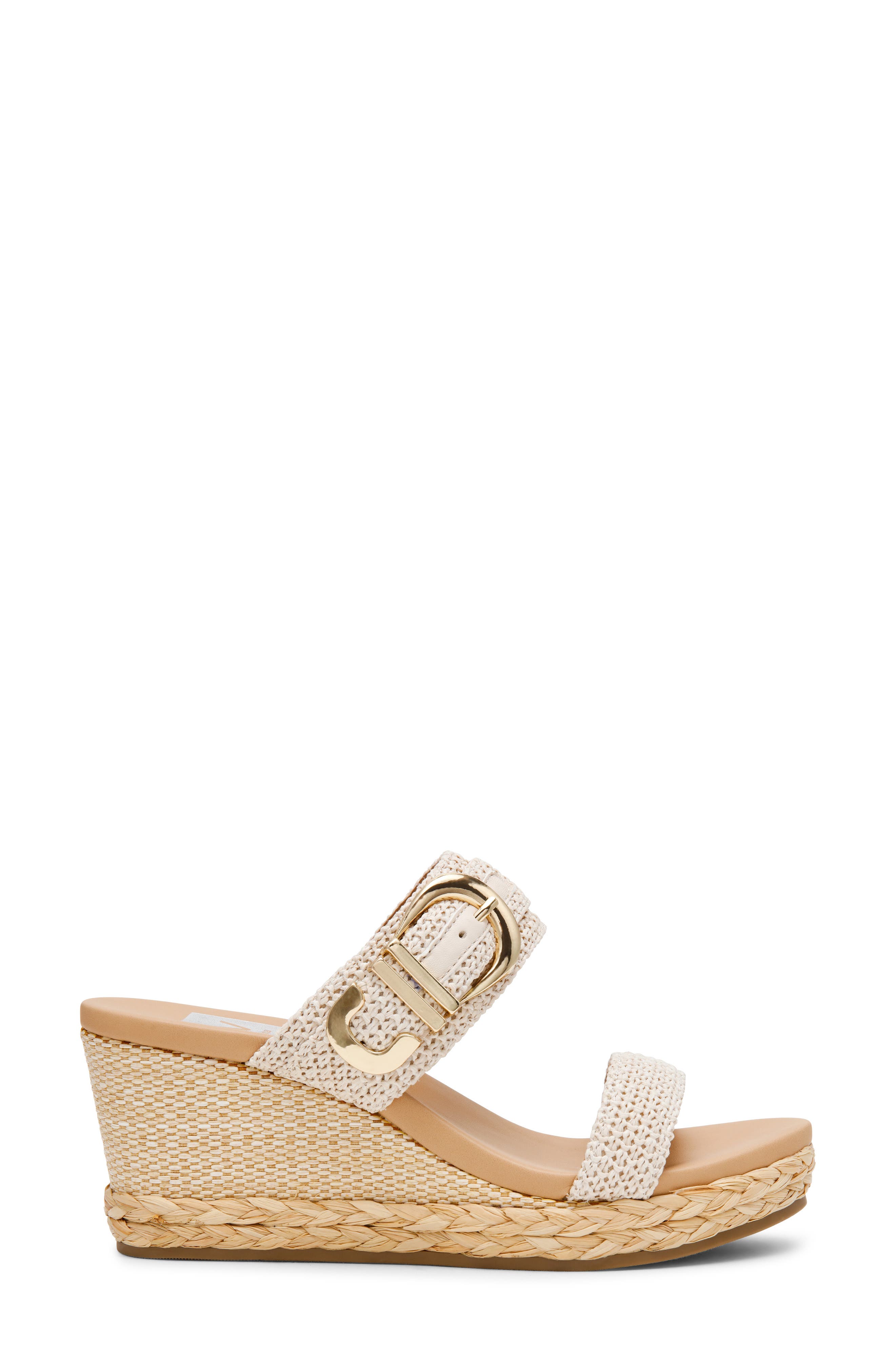 DV by Dolce Vita Elena Wedge Sandal, Alternate, color, Ivory