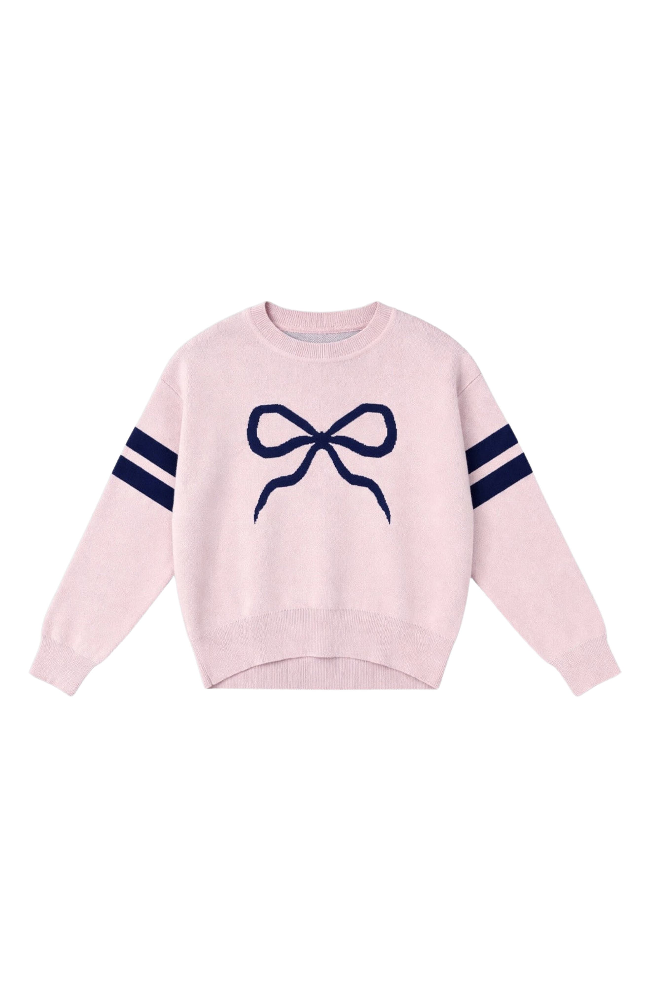 PINK NAVY BOW