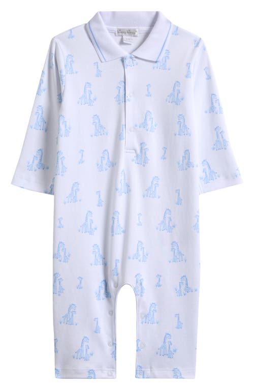 Kissy Kissy Print Pima Cotton Romper
