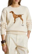 Lauren Ralph Lauren Viszla Graphic Cotton Intarsia Sweater