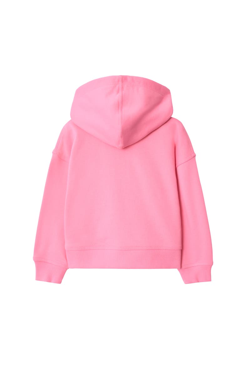 Burberry Cotton Zip Hoodie, Alternate, color, Blossom