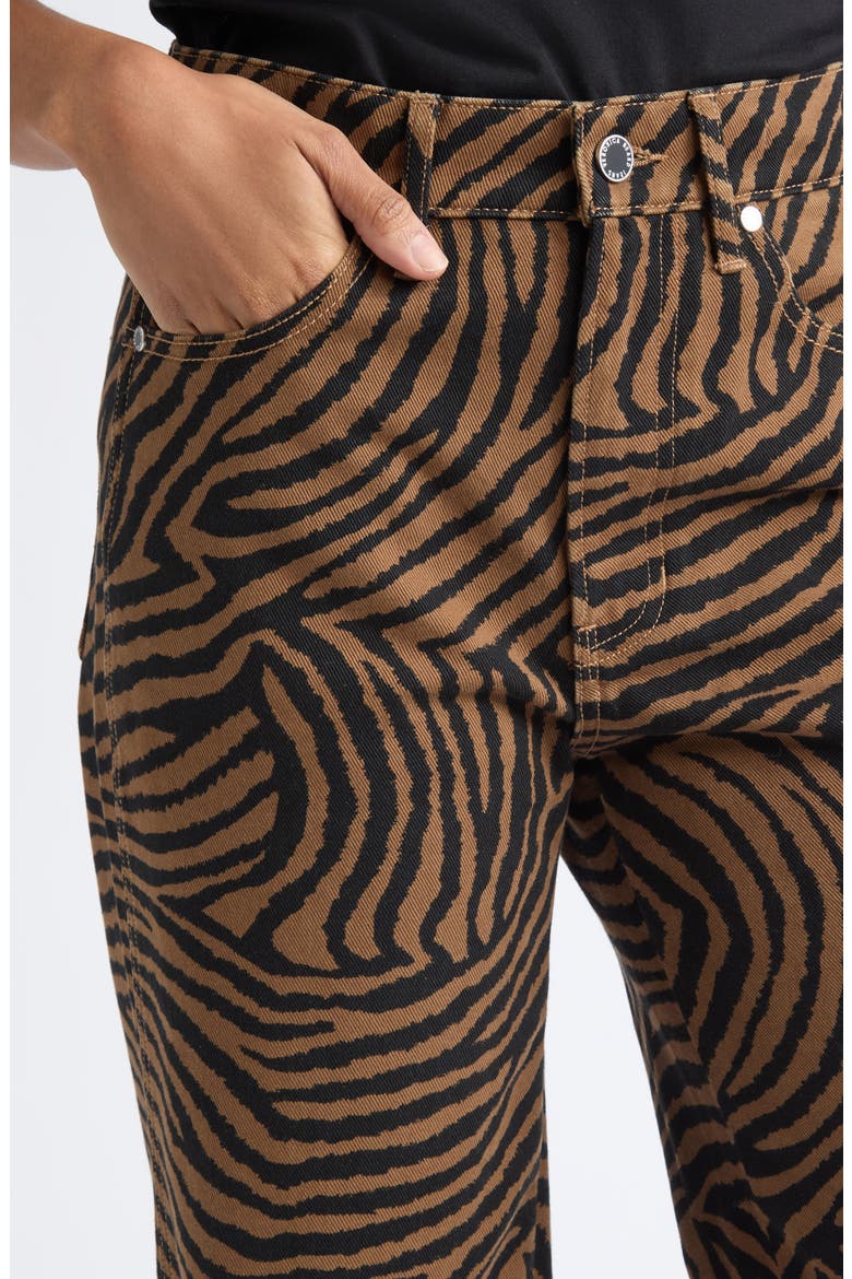 Kasey Wide Leg Jeans, Alternate, color, OCHRE BLACK