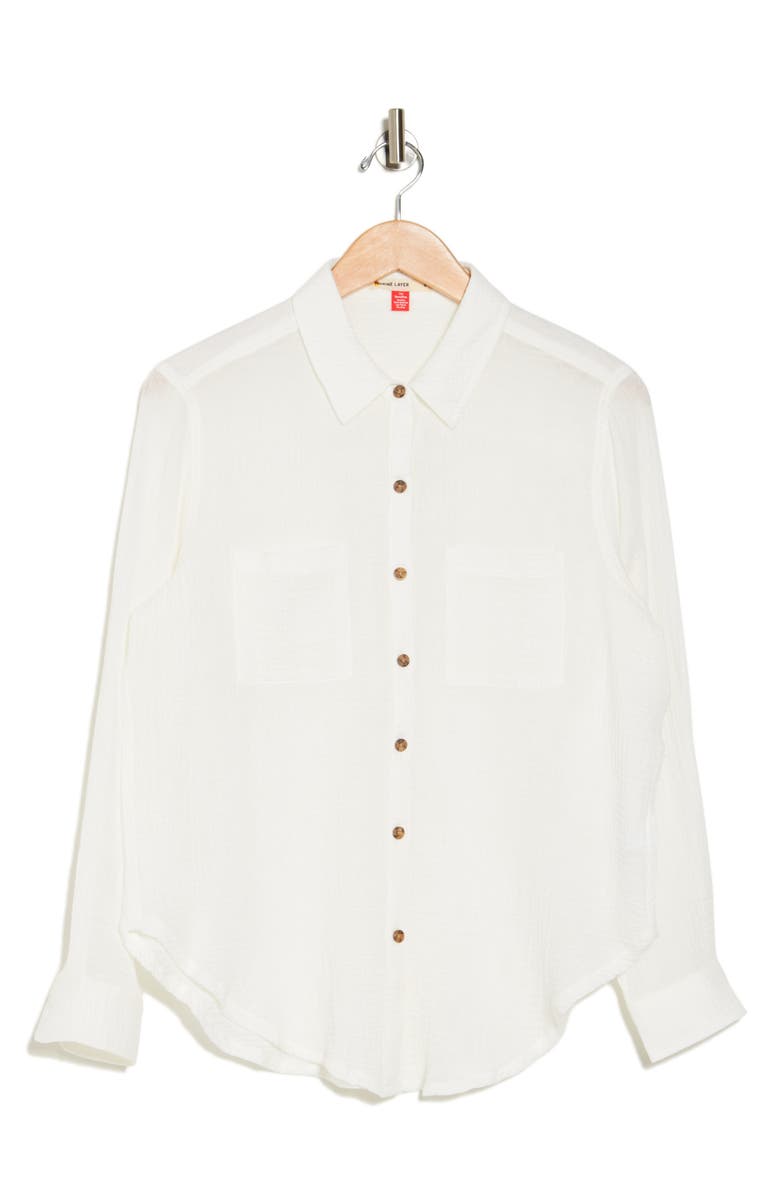 Marine Layer Reese Cotton Button-Up Shirt, Alternate, color,