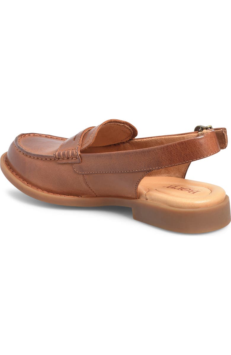Børn Marly Slingback Penny Loafer, Alternate, color, Tan Leather