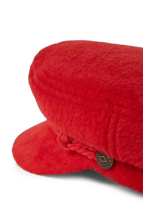 Brixton Gender Inclusive Fiddler Cap In Red