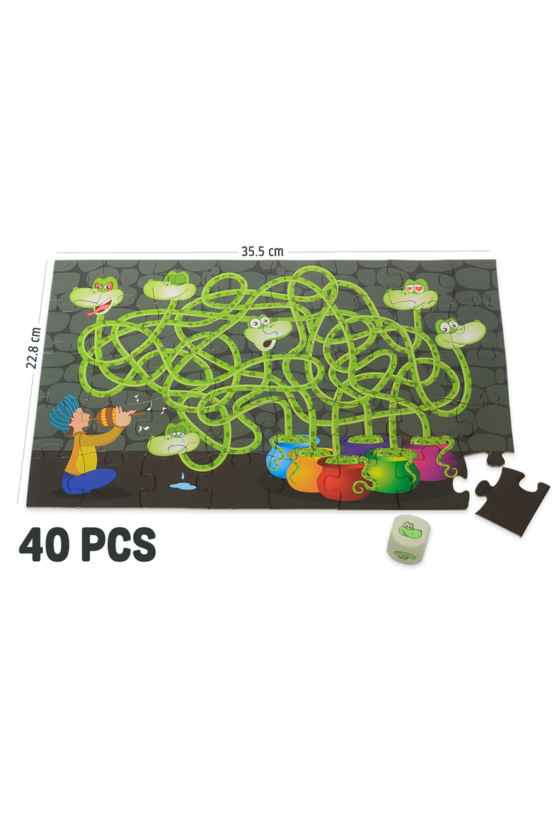Moody Snakes Puzzle, Alternate, color, No Color