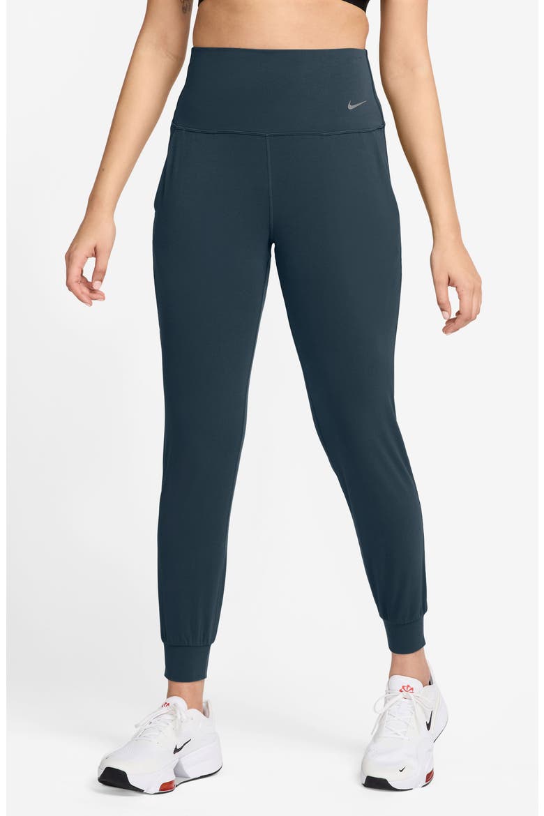 Zenvy Dri-FIT High-Waisted Joggers, Main, color, ARMORY NAVY/ BLACK