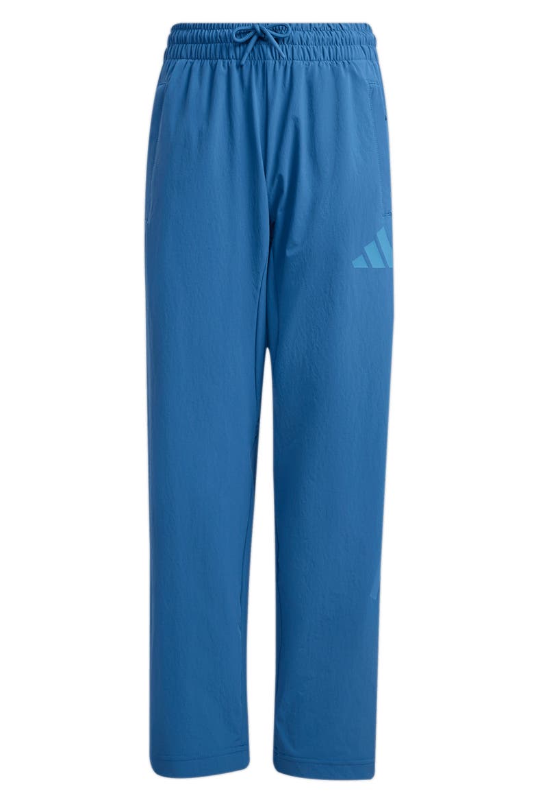 Kids' Z-N-E Woven Travel Pants, Main, color, DUSKY PETROL/ DUSKY INK