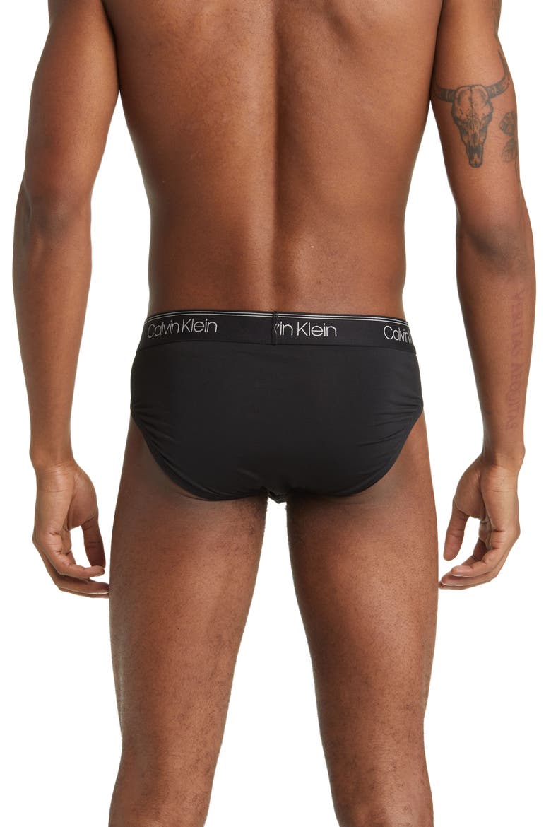 3-Pack Microfiber Briefs, Alternate, color, BLACK