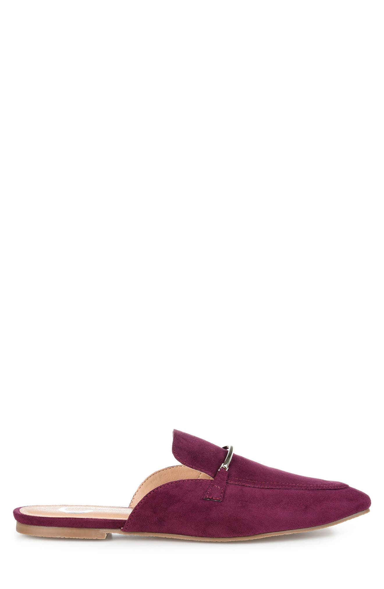 Journee Collection Ameena Loafer Mule, Alternate, color, Purple