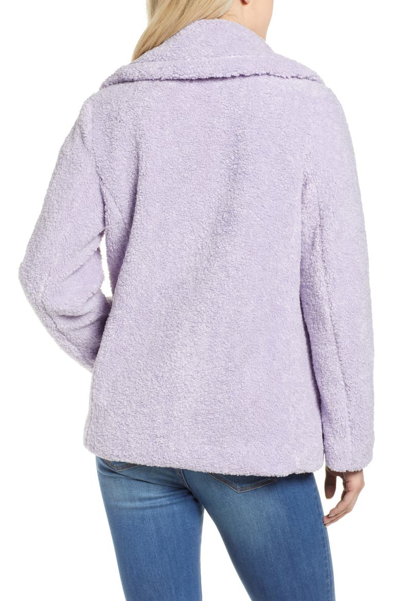 Teddy Bear Coat, Alternate, color, LILAC