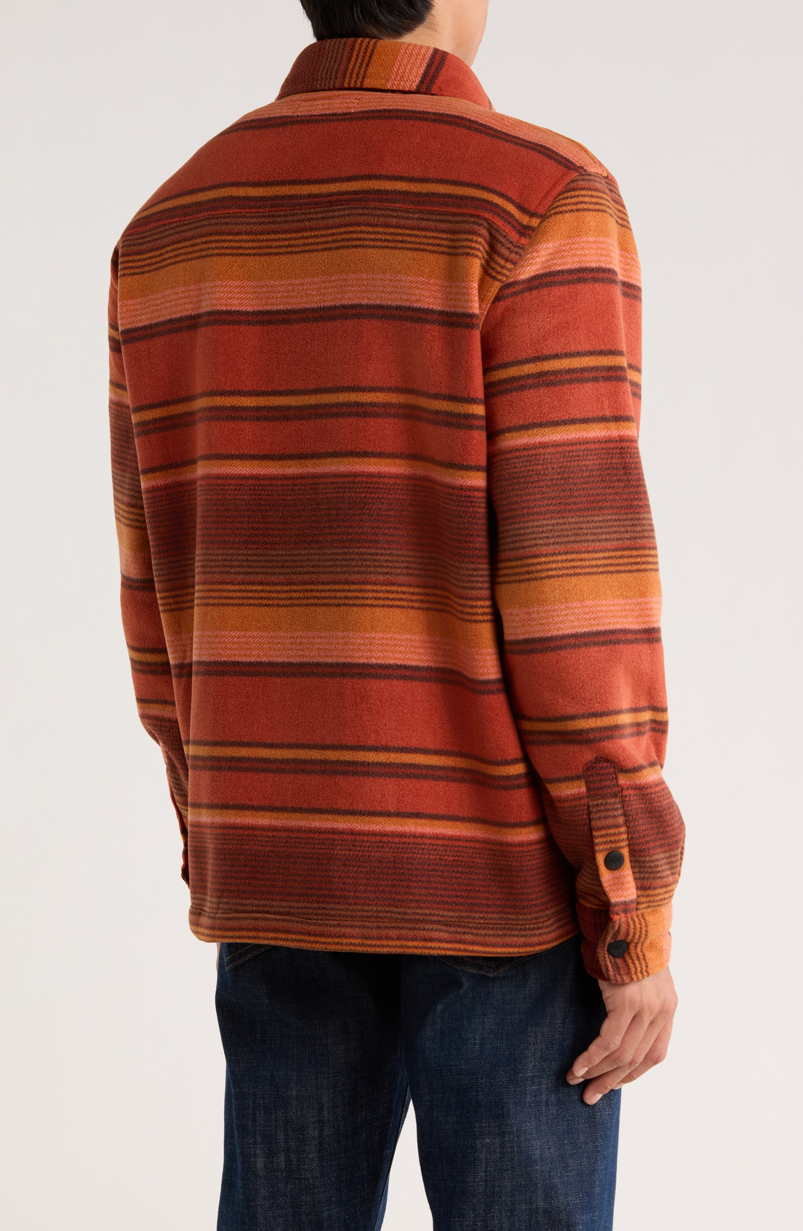 Edgewood Plaid Bonded Fleece & Faux Shearling Jacket - image 2