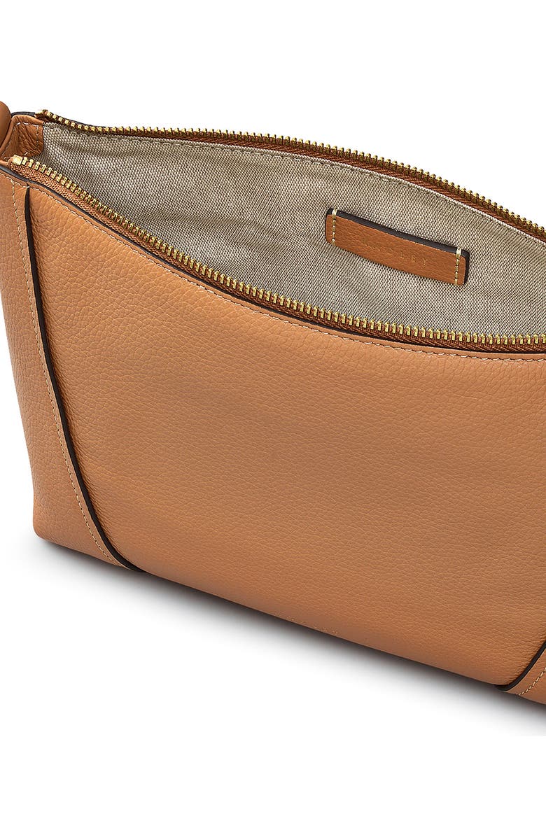 Radley Small Kendal Terrace Zip Crossbody Bag, Alternate, color, Dark Butter