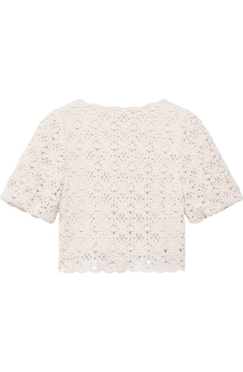 MINT VELVET Crochet Knit Top, Alternate, color,