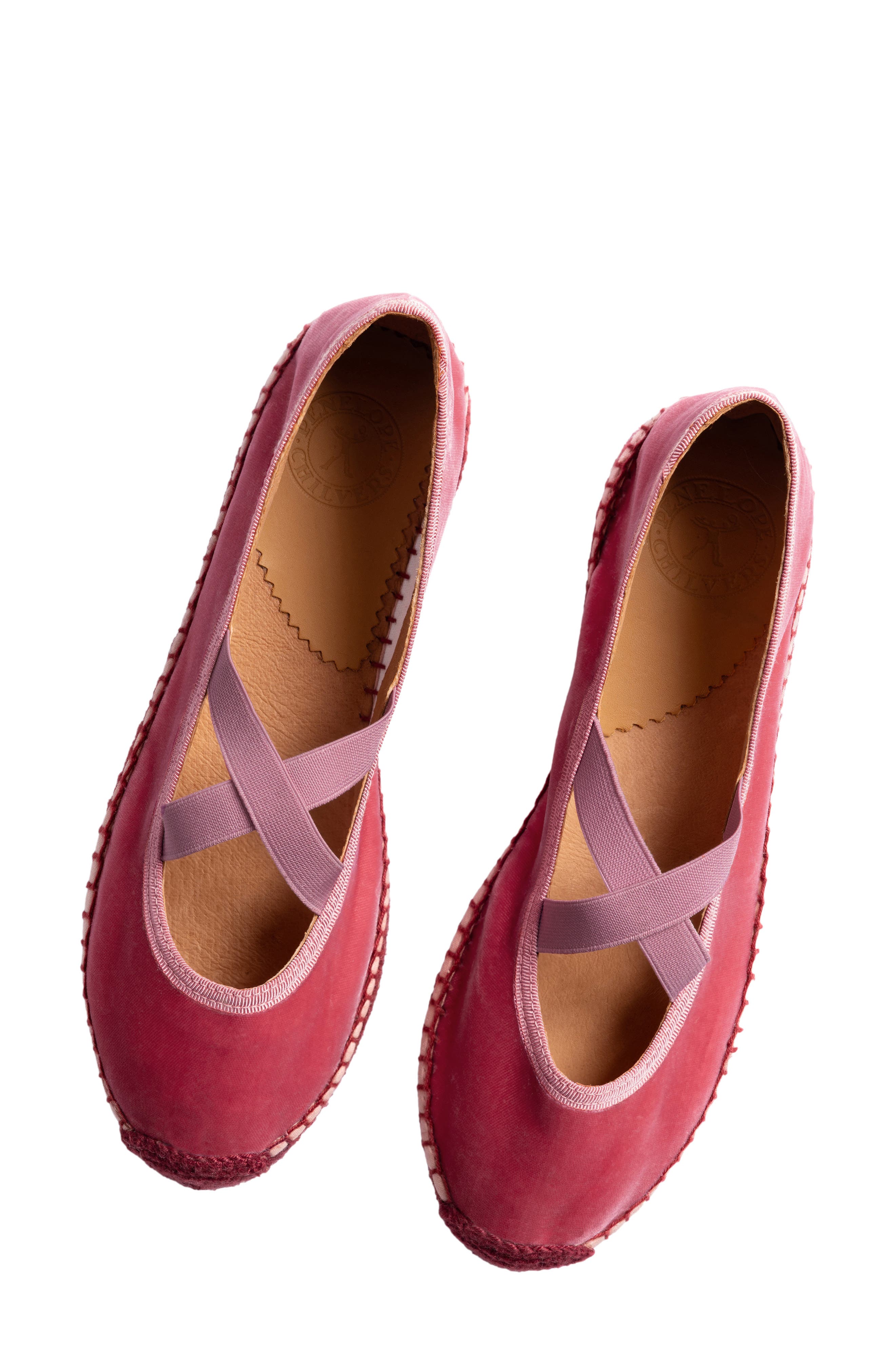 Penelope Chilvers Chico Mary Jane Espadrille Flat, Alternate, color, Rose