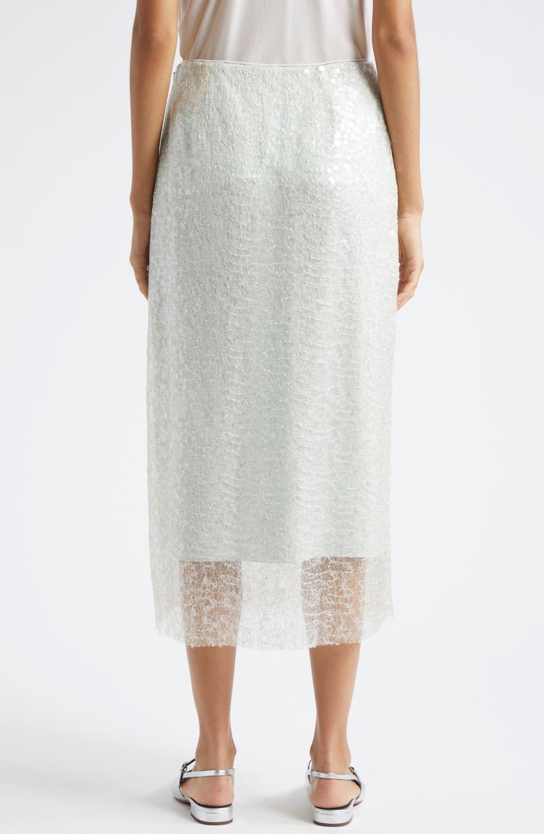 Vince Glassy Sequin Midi Skirt, Alternate, color,