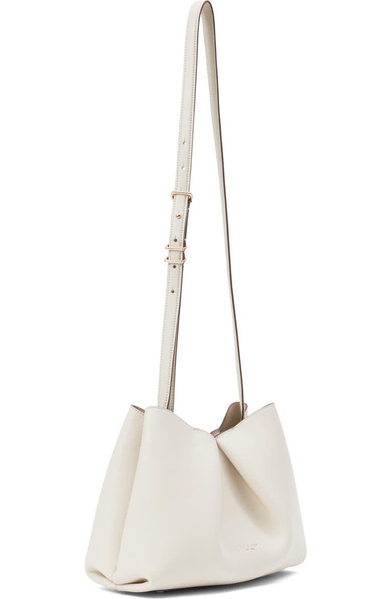 rag & bone Medium Bloom Leather Crossbody Bag, Alternate, color, Antique White