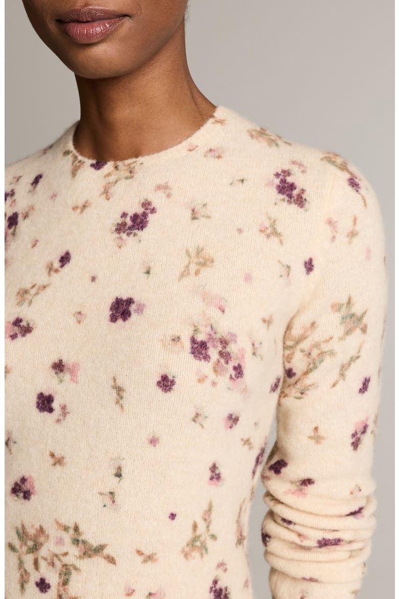 Floral Crewneck Sweater, Alternate, color, PRINTED FLORAL