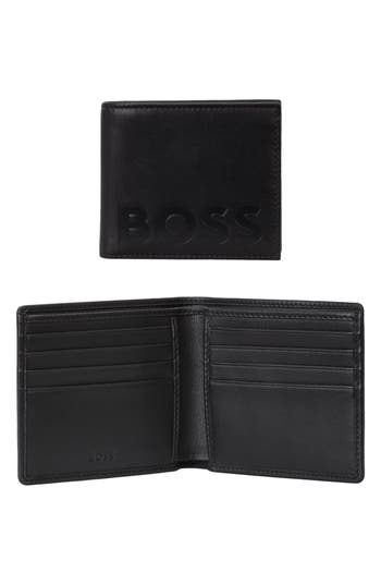 Hugo Boss Boss Laslo Bifold Wallet In Black
