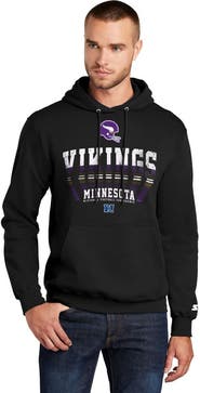 STARTER Men's Starter  Black Minnesota Vikings Retro Pullover Hoodie