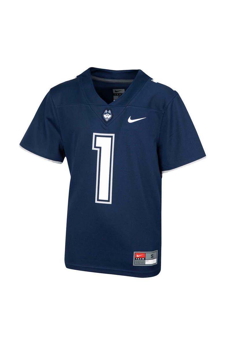 Nike Youth Nike #1 Navy UConn Huskies 1st Armored Division Old Ironsides Untouchable Football Jersey, Alternate, color, Navy