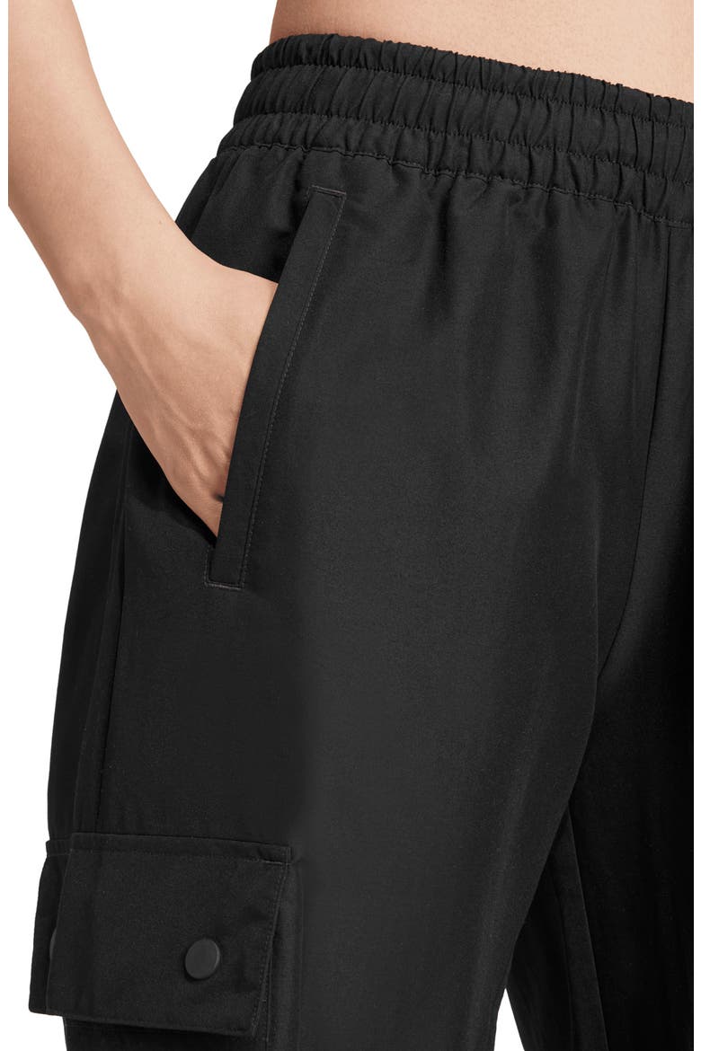 Essentials Recycled Polyester Cargo Pants, Alternate, color, BLACK